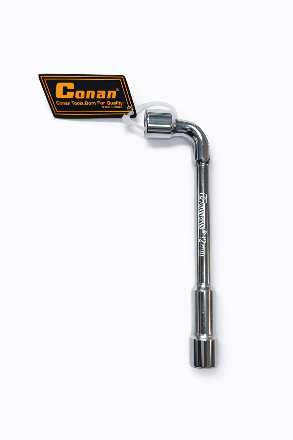 Rohrsteckschlüssel abgewinkelt 14 mm verchromt